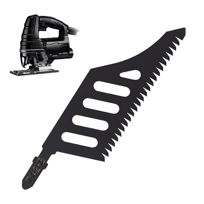 Extra Long Heavy Duty Scroll Jig Saw Blades T-Shank Fine Coarse Teeth for Wood Aluminum Tight Spaces