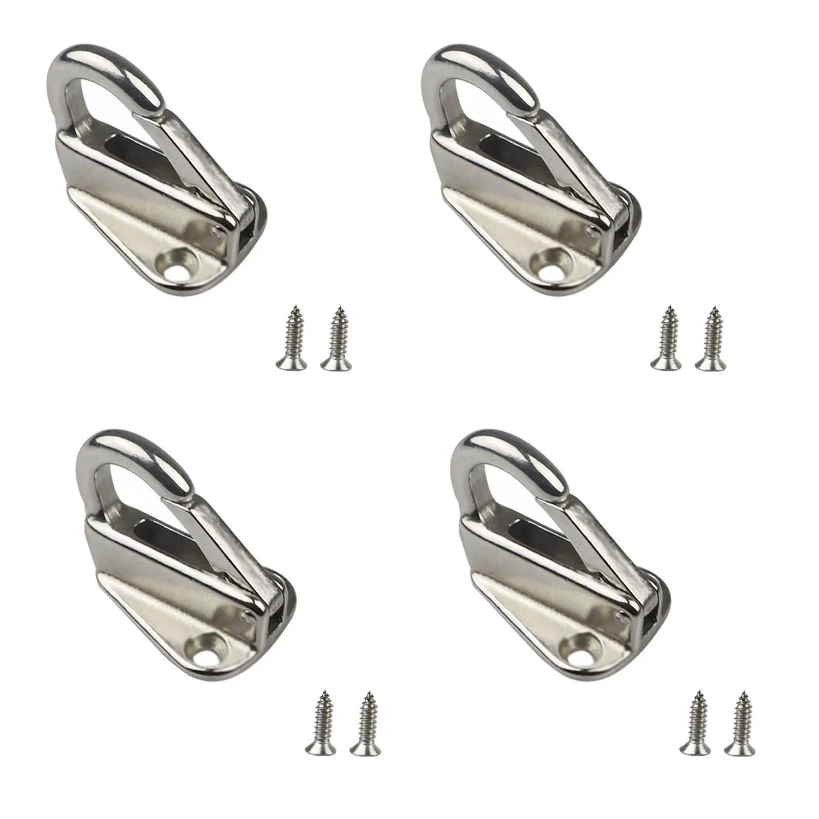 

4 шт., крючок для одежды из нержавеющей стали 316, улучшенная закрытая пряжка, пружинный крючок, аксессуары для яхт
