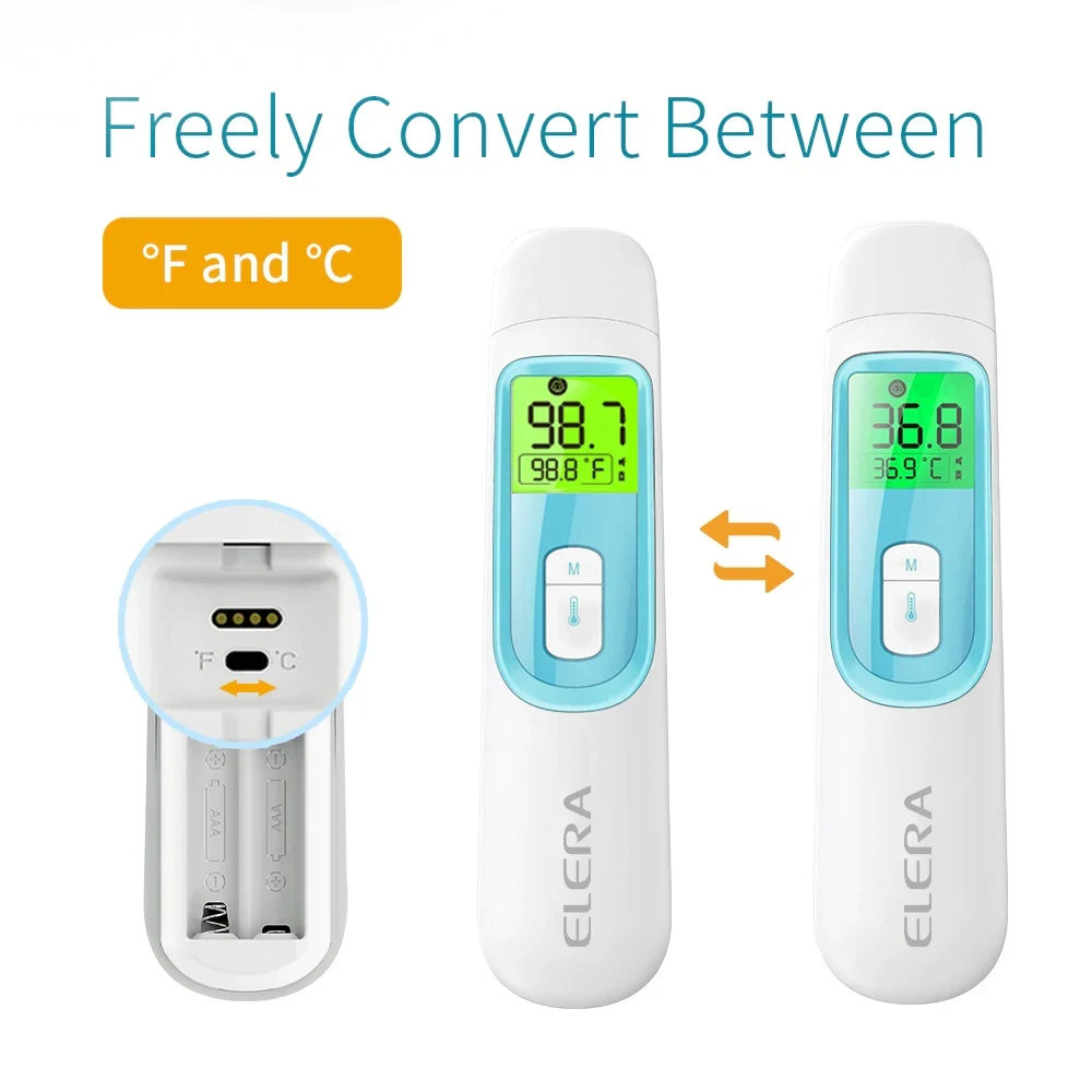 Baby Forehead Ear Infrared Thermometer Digital LCD Body Measurement Kids Adult Fever IR Children Non-Contact Termometro image 3