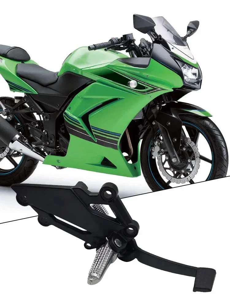 카홈 브레이크 페달 풋 페그 브래킷 브레이크 페달 레버 어셈블리 스테인리스 스틸 볼트 알루미늄 합금 브래킷 철 페달