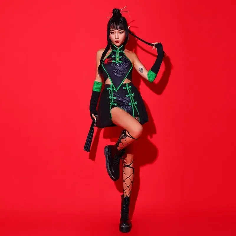 Street Dance Kleidung Jazz Kostüm Jazz Dance Kostüm weibliche Leistung Kostüme Hanfu Tanz Kostüme Frauen 2025, NEU