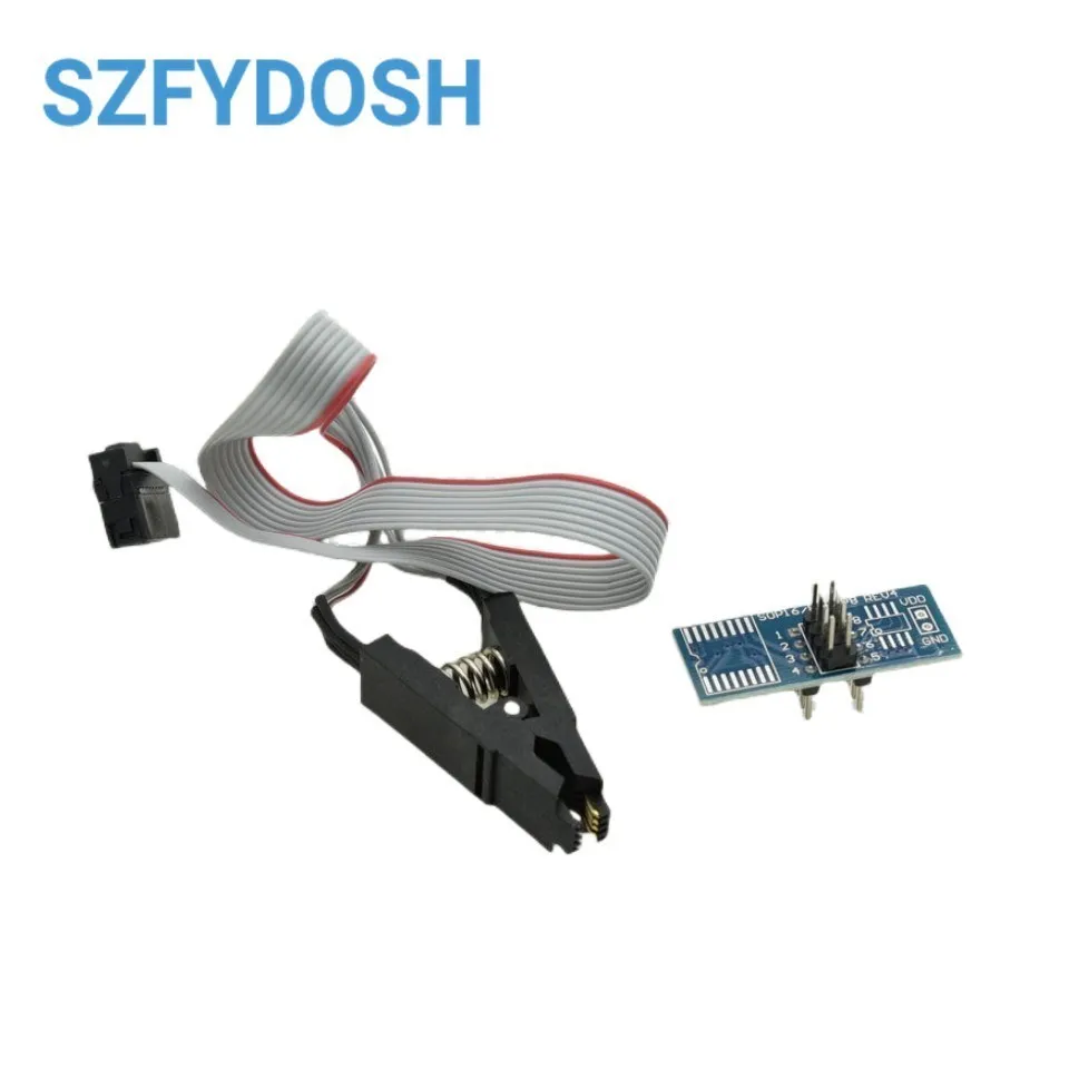 CH341A 24 25 Series EEPROM Flash BIOS USB Programmer Module + SOIC8 SOP8 Test Clip For EEPROM 93CXX / 25CXX / 24CXX