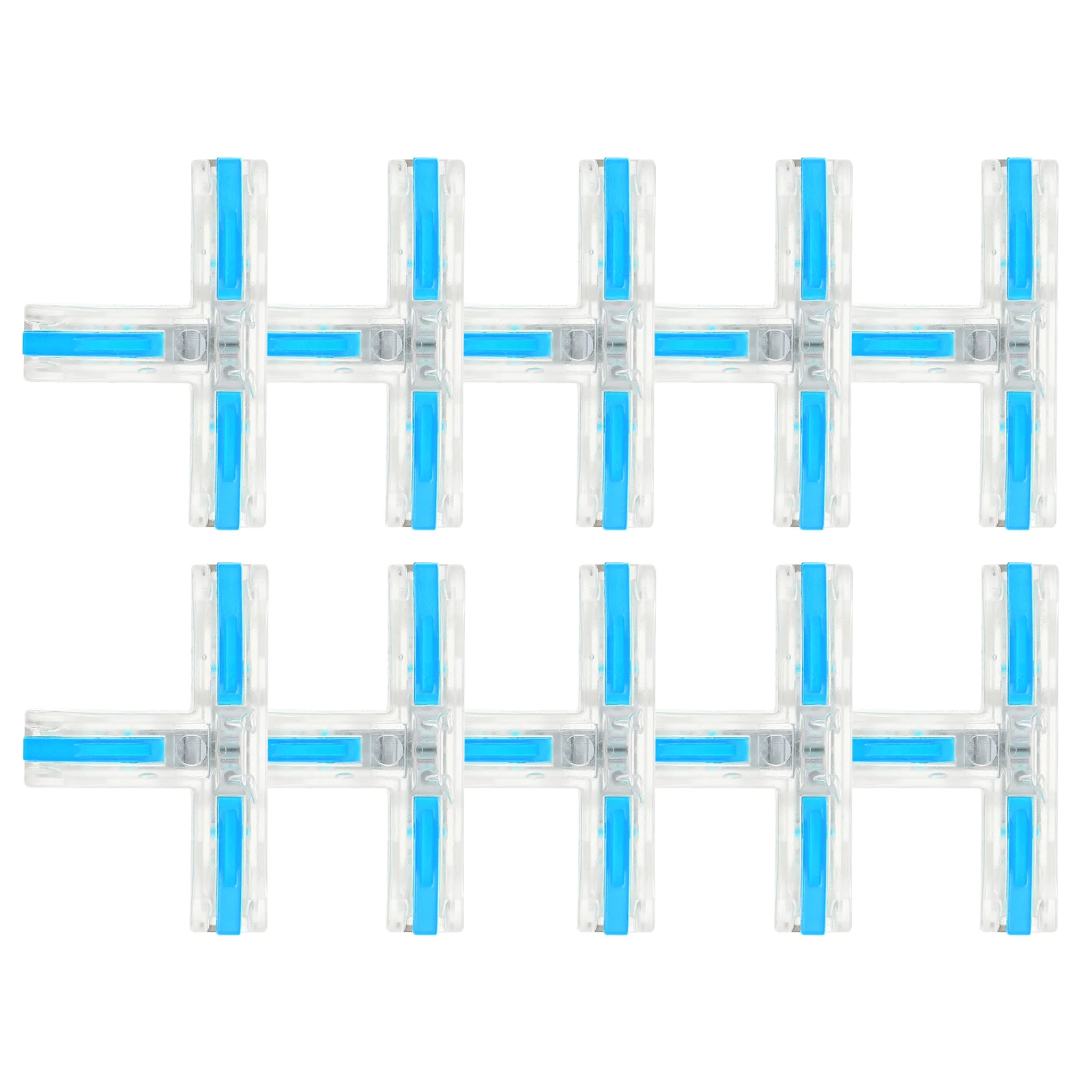 

10 Pcs Press The Splitter Wire Terminal Connector Kit Insulated Electric Copper Cable Terminals Nylon Connectors Quick Splice