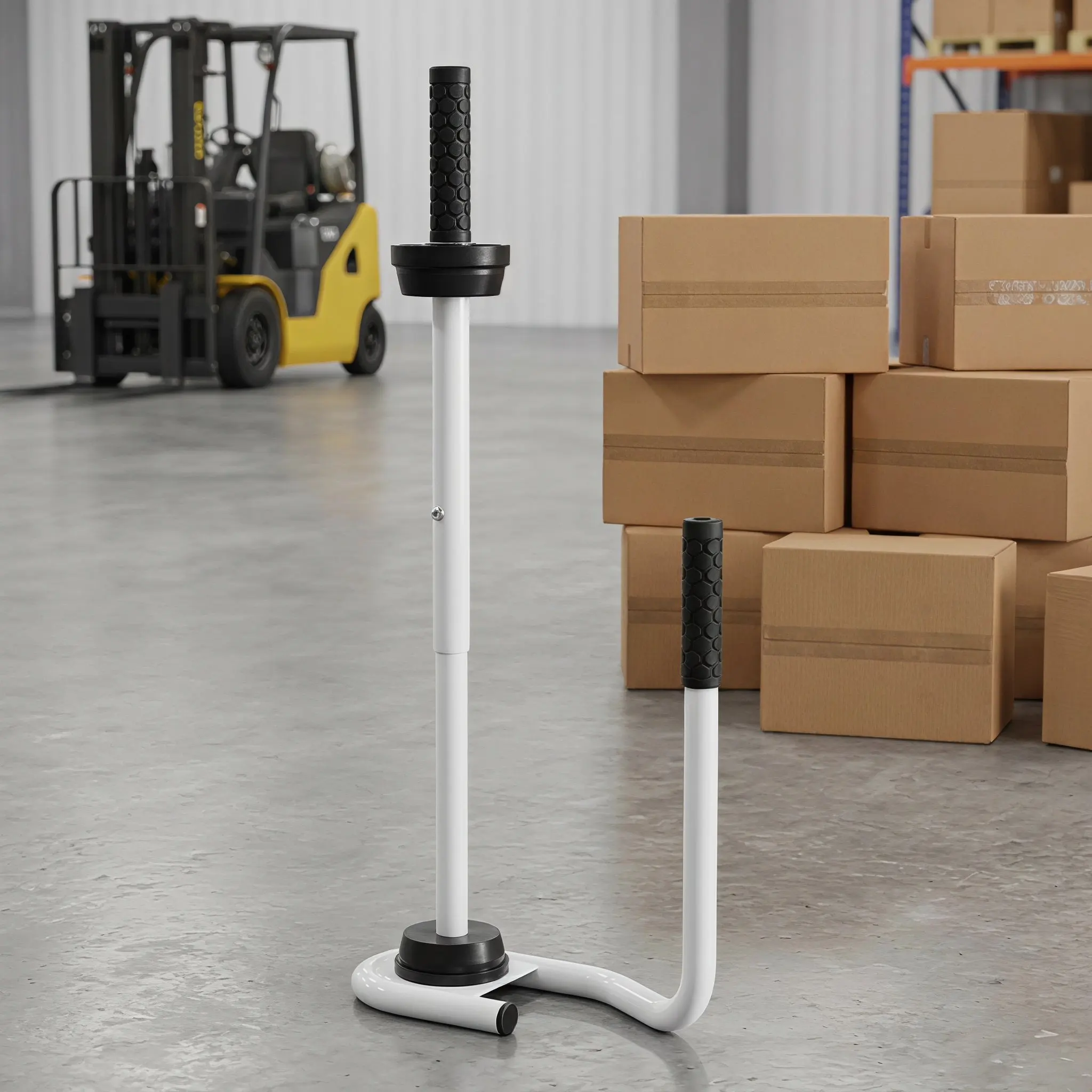 Industrial Strength Stretch Film Dispenser Adjustable Tension Knob Heavy Duty Long Handle Shrink Wrap Dispenser Packing Tool