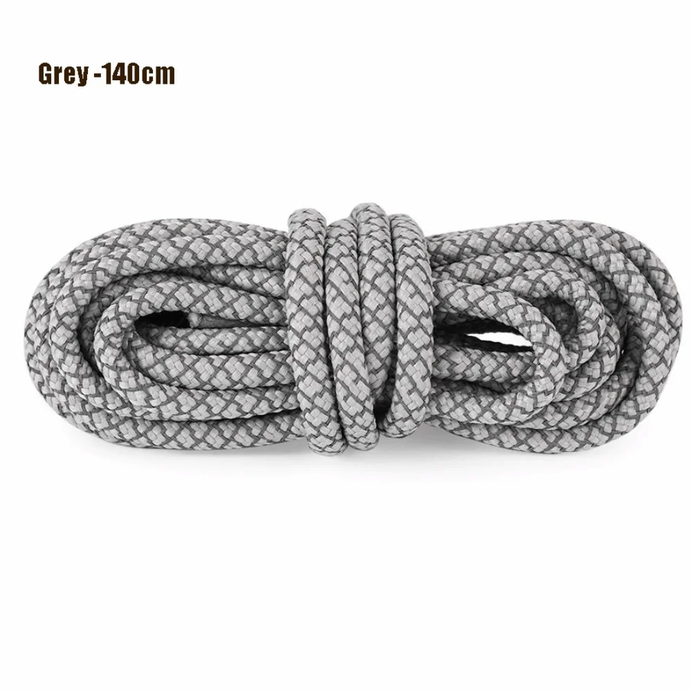 1Pair 100CM/140CM Reflective Sneaker Shoestrings Round Replace Sport Shoelaces Colorful Polyester Shoe Rope Shoes Accessories