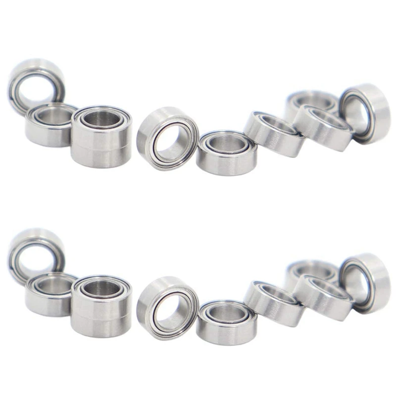 Pack Of 20 SMR74ZZ ABEC-9 Stainless Steel Ball Bearings 4X7X2.5Mm High-Speed Mobile Phone Bearings