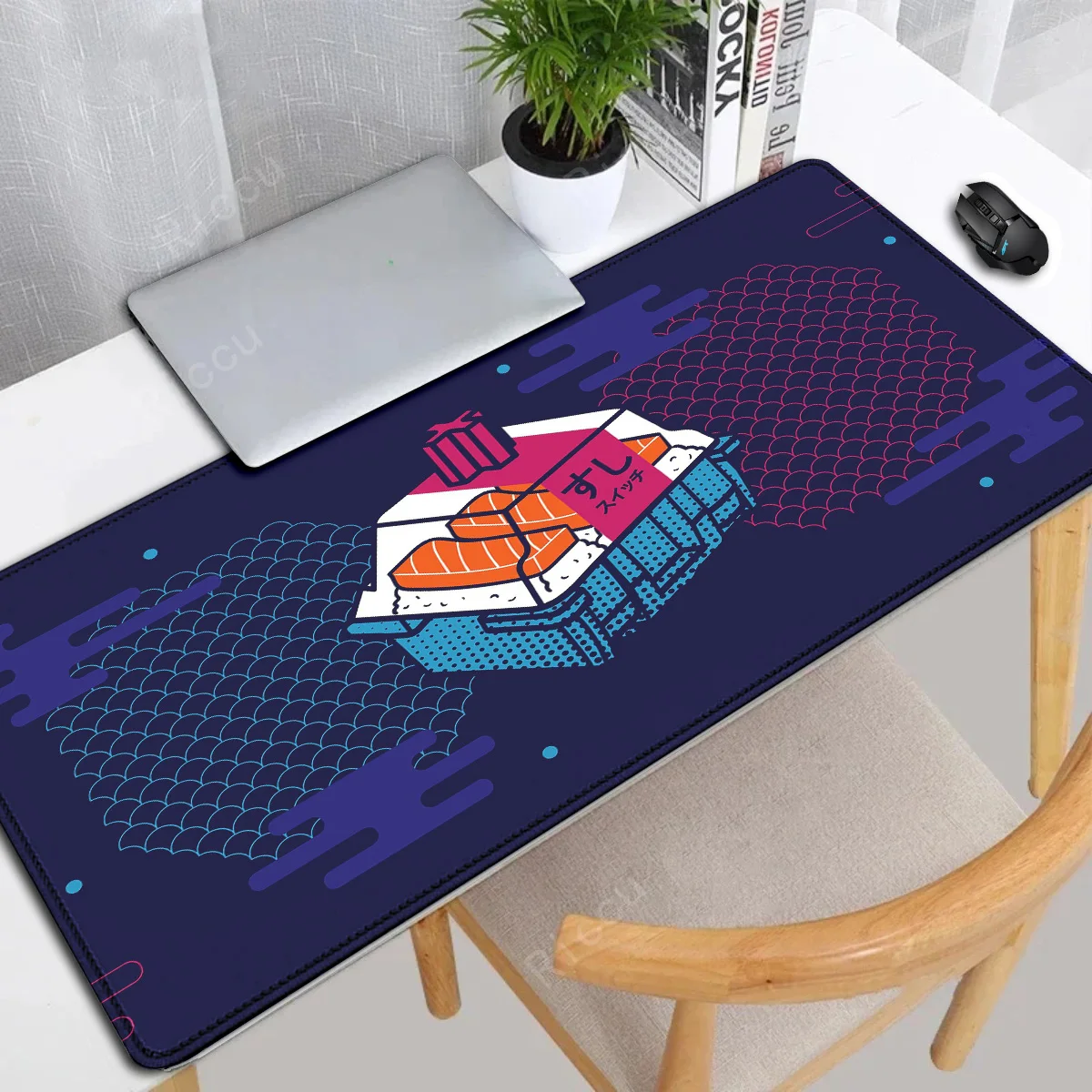 

mouse pad Sushi Suitchi Keyboard Gaming Laptop Japanese Desk Pad Anime mousepad XXL teclado Pad Office Carpet Gamer Keyboard