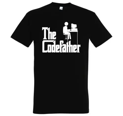 Youth Designz The Codefather Herren T-Shirt mit Print Lustig Zocken Hacker Fun