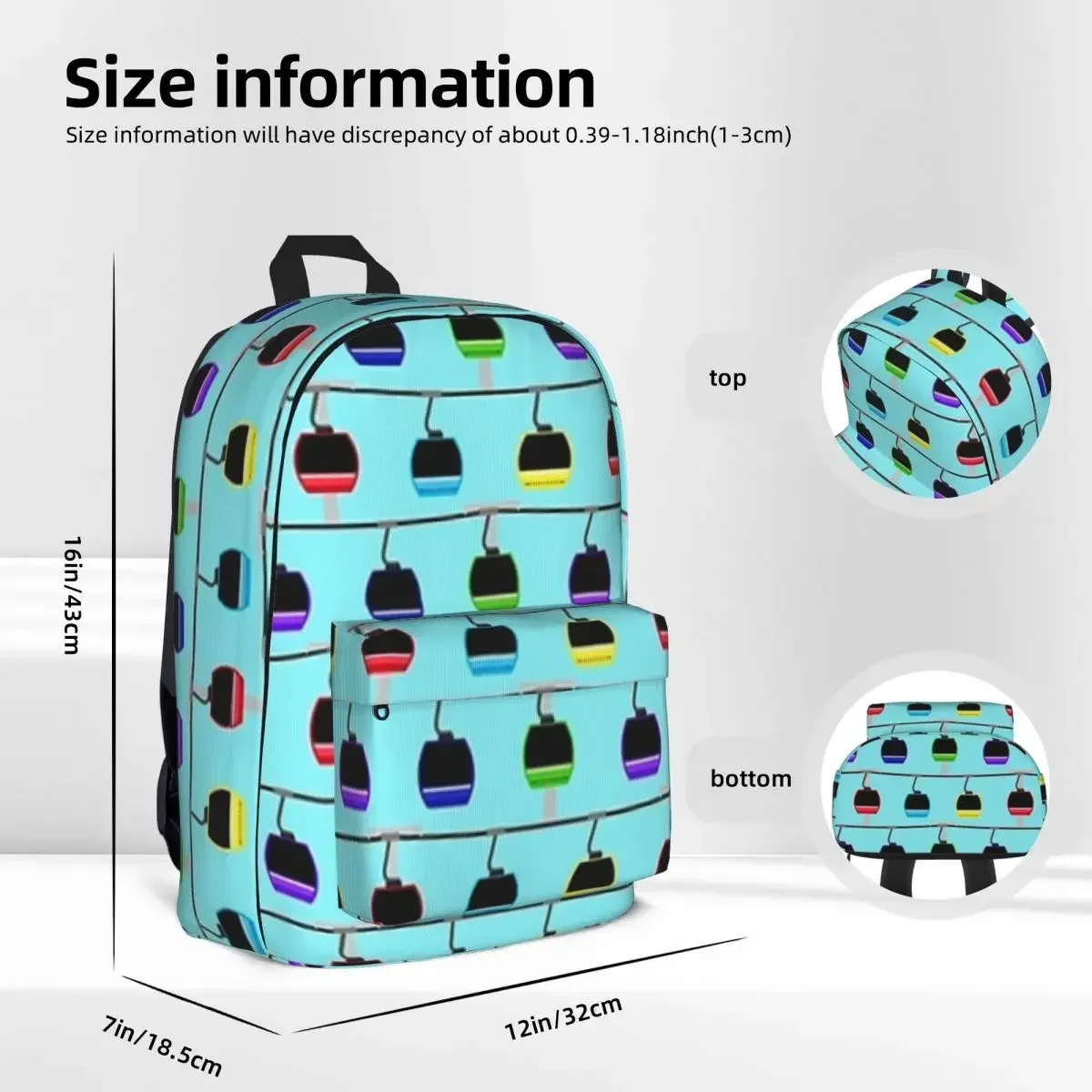 Sac à Dos Skyliner de Grande Capacité pour Garçon et Fille, Cartable d'École pour Étudiants, Cartable de Voyage pour Enfant