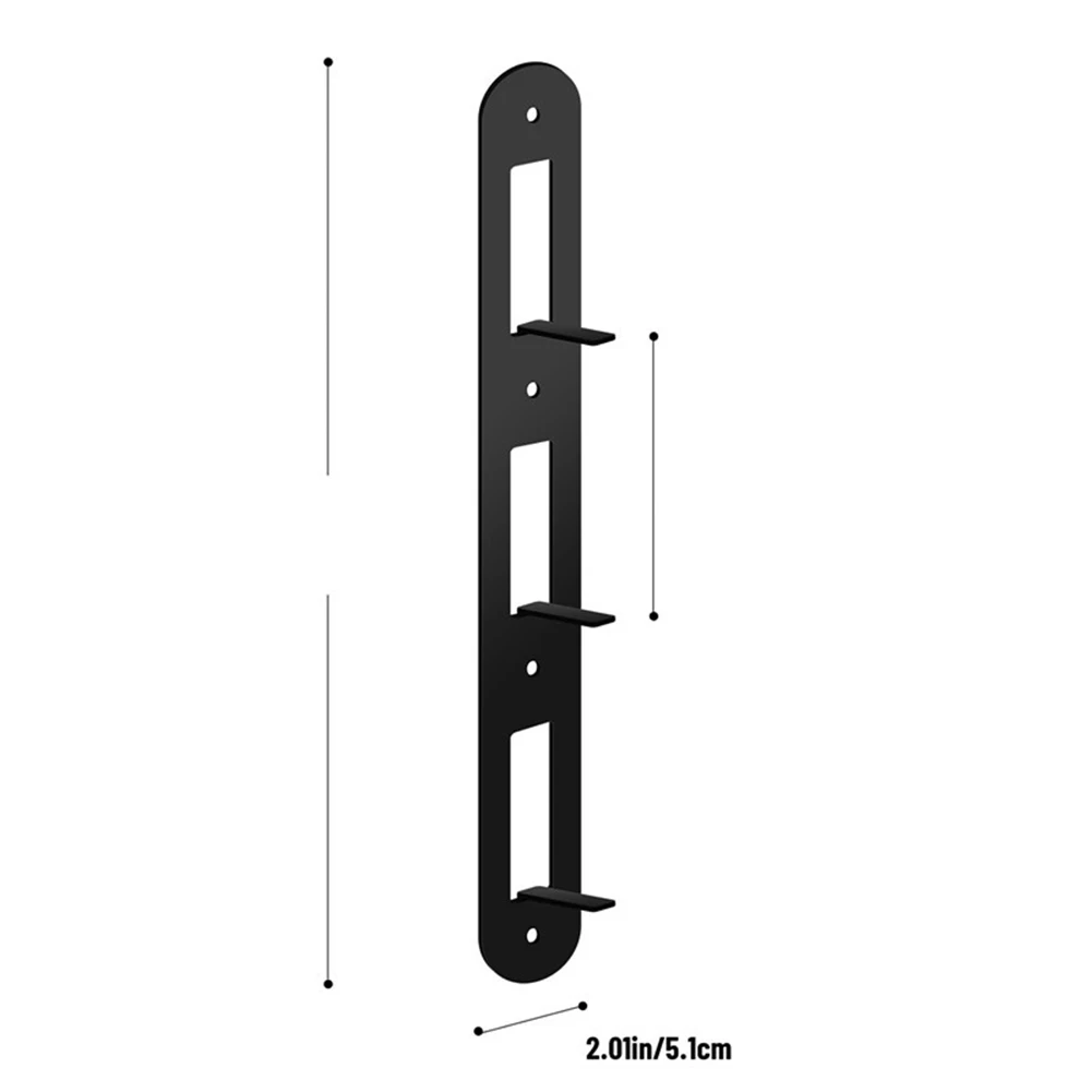 For Workshop Organization Wall-mount Disc Rack Rust-proof Finish Pre-drilled Mounting Holes Hangs Multiple Discs