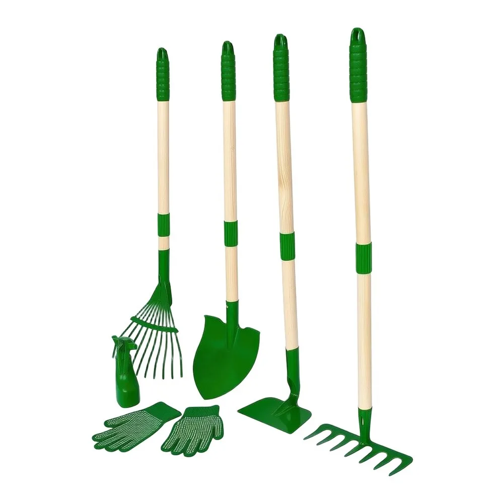 6PCS Gardening Hand Tool Kit Soil Scoop Loosening Comb And More For Yard Soil Turning Flower Vegetable Planting Maintenance
