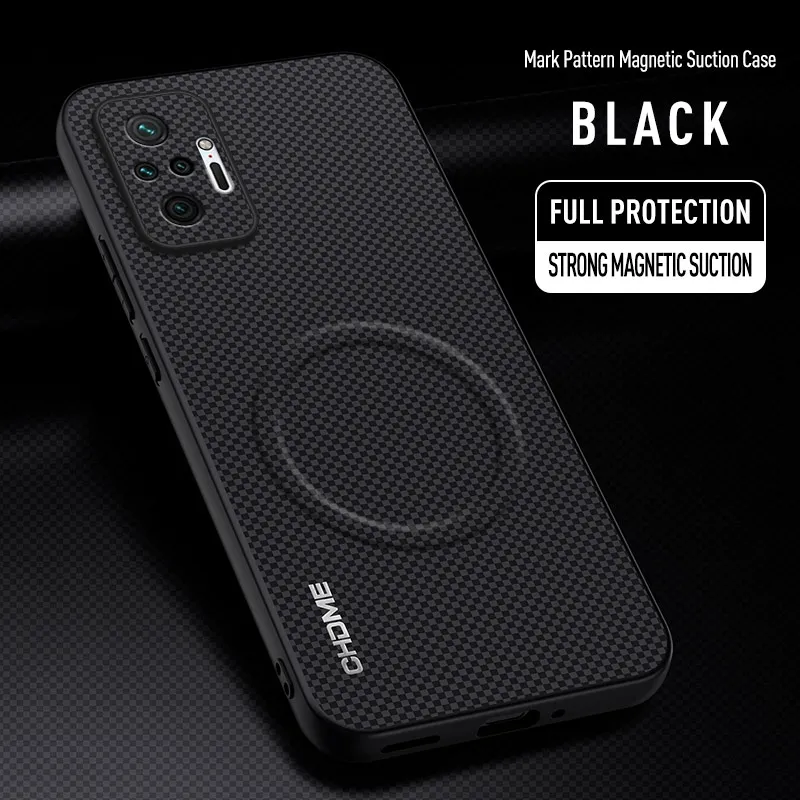 Für Xiaomi Redmi Note 10 Pro Hülle Luxus Auto-Magnethalter Handyhülle Für Redmi Note10 Pro 4G Silikon Stoßfeste Rückabdeckung – Detail 23