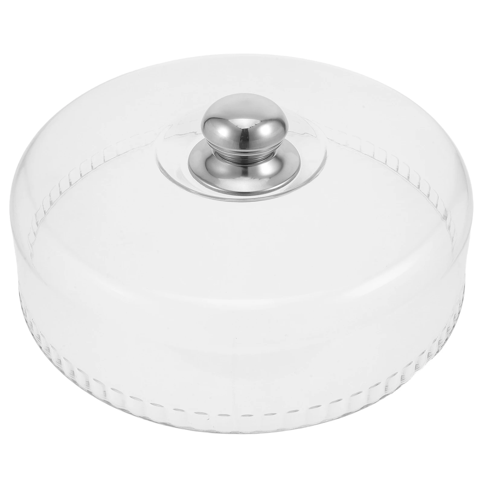 

Transparent Food Cover Acrylic Cake Tray Display Plate Dome Clear Cookie Lid Pastry Accessory Wear Resistant Household