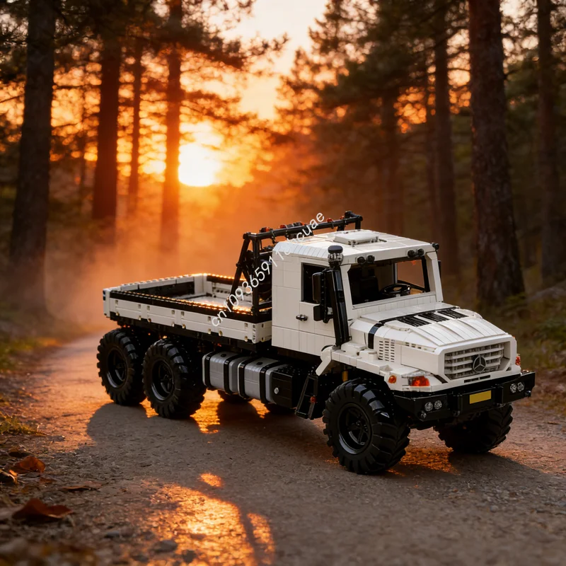 

3964pcs MOC Mercedesesed Benz Trucks Zetros White Technical Model Building Blocks Construction Christmas Gifts Toy Brick