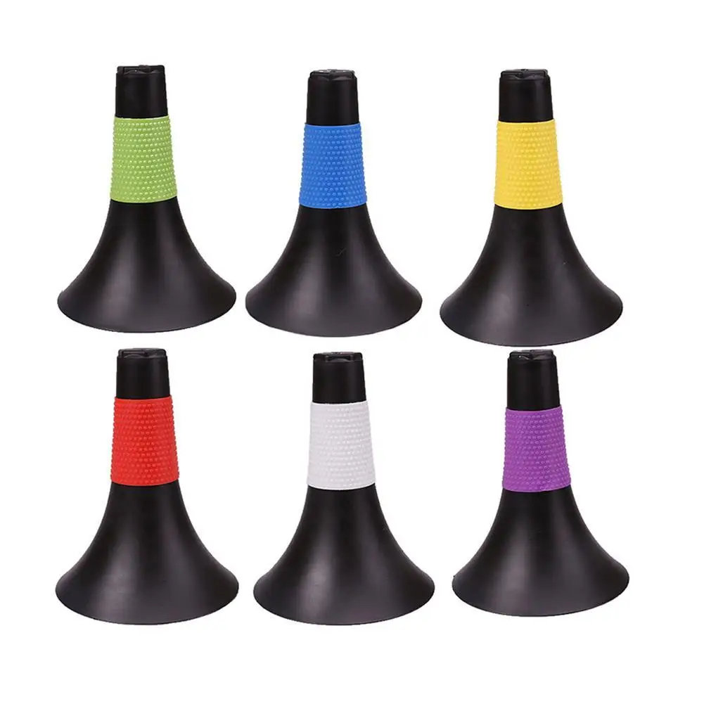 

6pcs 23cm Portable Training Cones Multi-purpose Football Basketball Grab Speed Drills Cone Marker