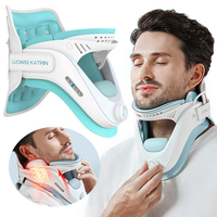 Cervical Neck Traction Device with Airbag Support Neck Brace Gifts for Men/Women/Dad/Mom/Him/Her for Cervical Spine Alignment