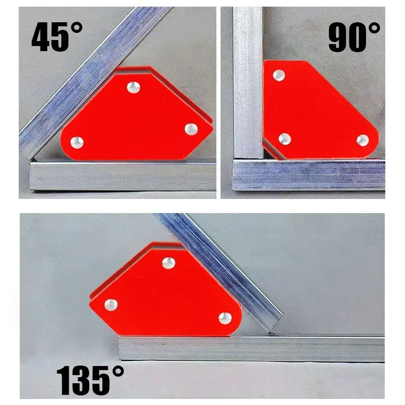 Outil d'angle partenaire avec triangle magnétique, positionneur de soudage, luminaire de soudage magnétique injuste, accessoires d'aide au soudage, 2 pièces, 4 pièces