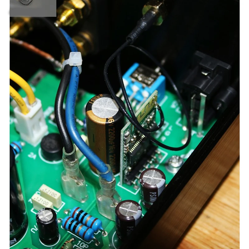 مضخم صوت KYYSLB 220 فولت 35 وات * 2 LM4766 يعمل بالبلوتوث مناسب لجميع أجهزة الكمبيوتر المكتبية من الألمونيوم طراز TL082I Op Amp for Preamp