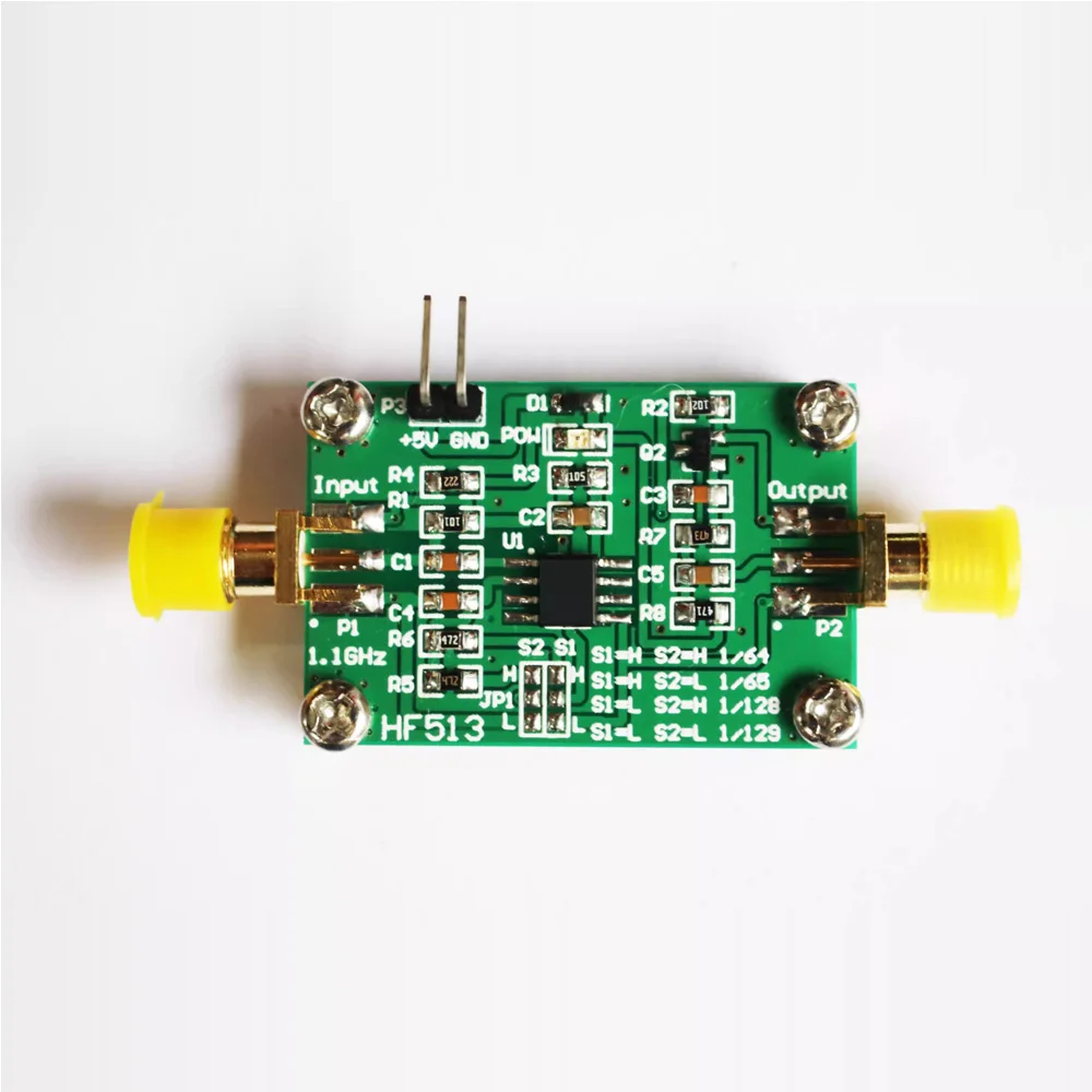 

RF Frequency Divider Module 1M~1100MHz 64dB 128dB 129dB