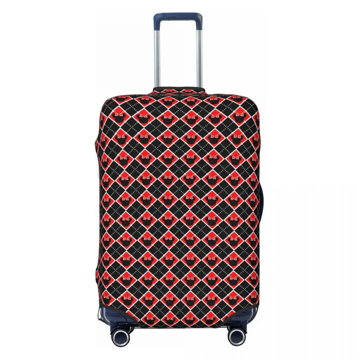 Mickey Mouse Graffiti Suitcase Cover Travel Protector Vacation Strectch Luggage Accesories