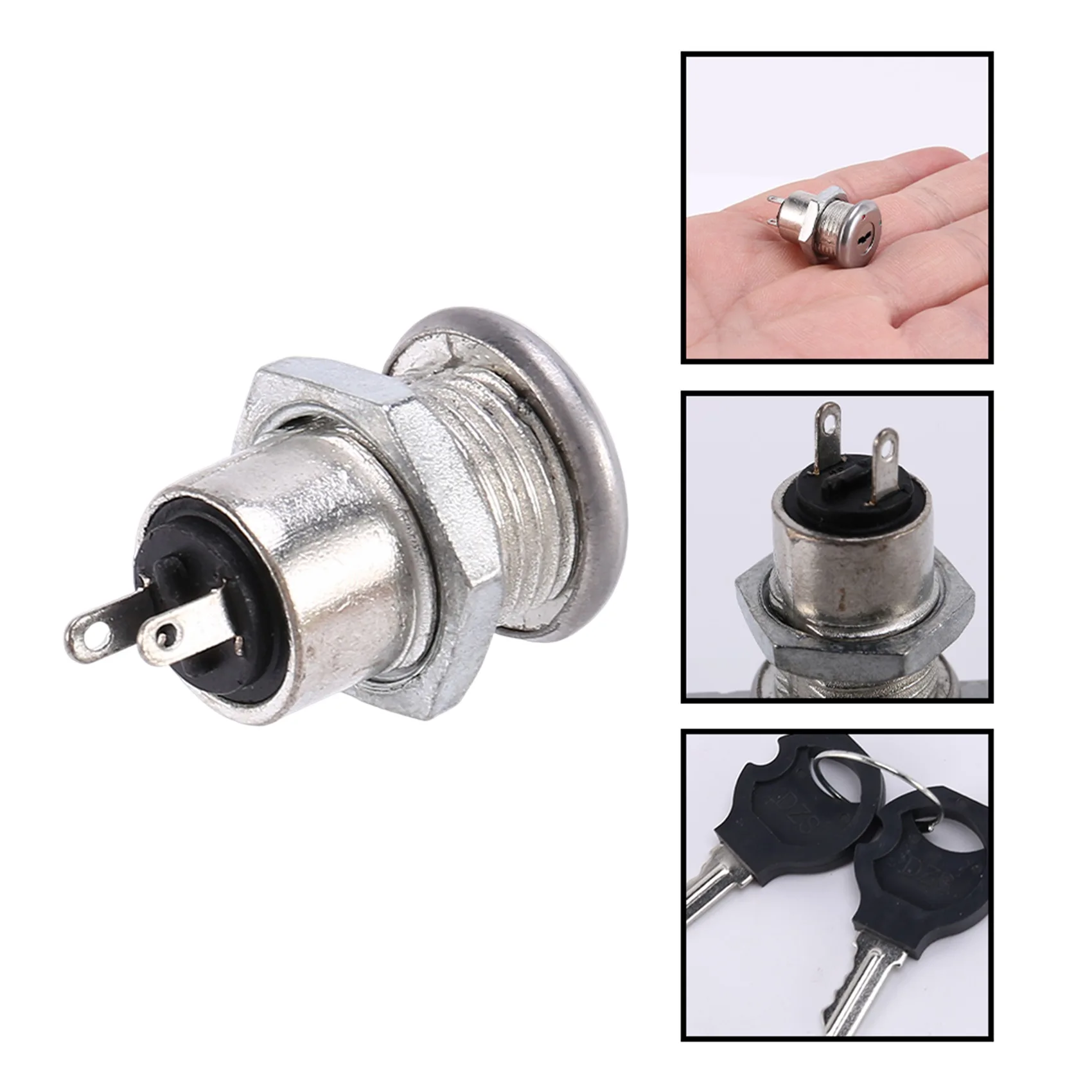 Superior On Off Two Terminals Keyswitch Keylock Switch w Keys