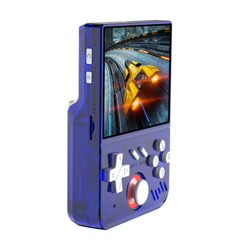 R36 Mini Handheld Retro Game Console MY Mini 64GB 3.5Inch IPS Screen Video Game Console Linux Supports 30+ Simulators E