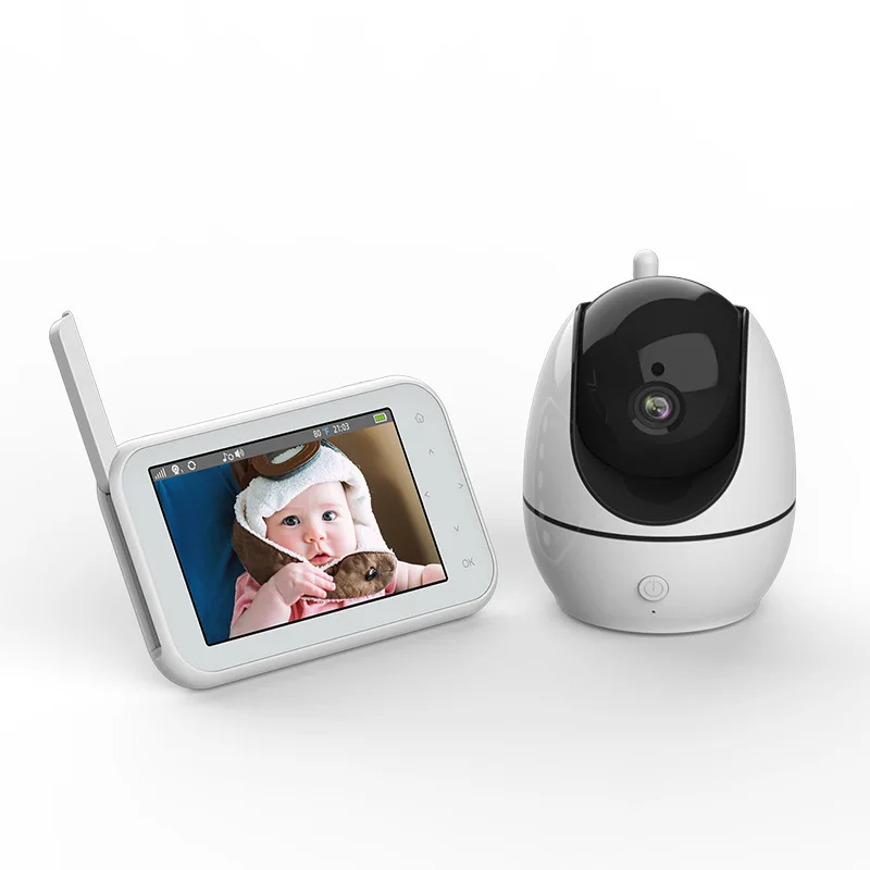 4.5Inch 2MP 1080P Wireless PTZ  Intercom Baby Monitor VOX Temperature Display Feeding Remind Nanny Cam Video Babysistter Camera