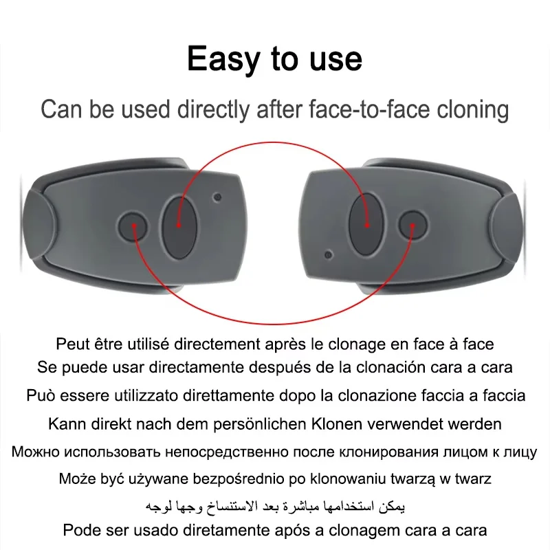 جهاز إرسال يدوي للتحكم في باب المرآب Marantec 868MHz جديد، نسخة طبق الأصل من Marantec Digital 302 304 382 384 313 321 323