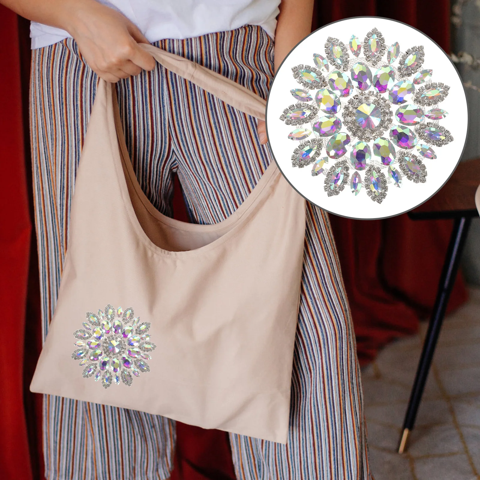 

1pcs Clothing Brooch Patch Iron On Applique For Diy Garment Hat Bag Decor Sewing Repair Accessory Decorative Patches