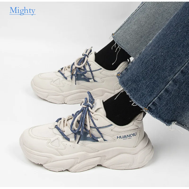 

Men's Shoes Fall 2024 New Sneakers Fashion Brand All-match Leisure Student Running Sports Men's Increase Small White Tide Shoes