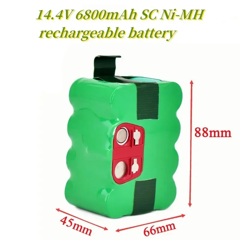 

14.4V 6800mAh SC Ni-MH rechargeable battery pack Vacuum Cleaner Sweeping Robot for KV8 XR210 XR510 XR210A XR210B XR510B XR510D