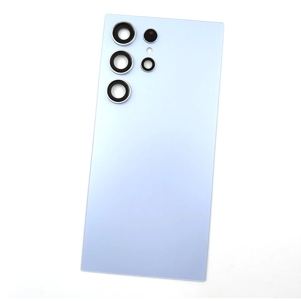 For Samsung Galaxy S24 Ultra Glass Battery Cover Back Lid Door S24 Ultra Rear Housing Case With Camera Lens Adhesive