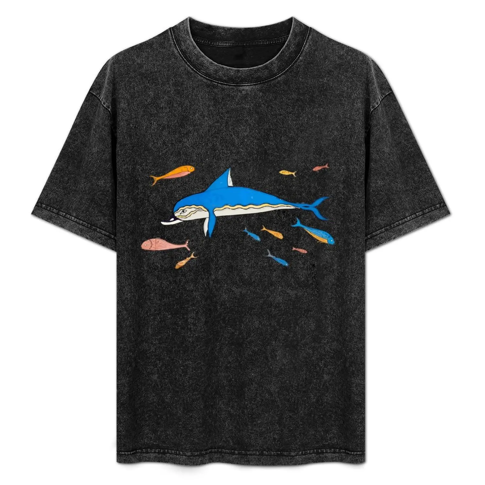 Minoan Mycenaean Dolphins Fresco from Knossos T-Shirt blacks shirts graphic tees plus sizes mens graphic t-shirts pack