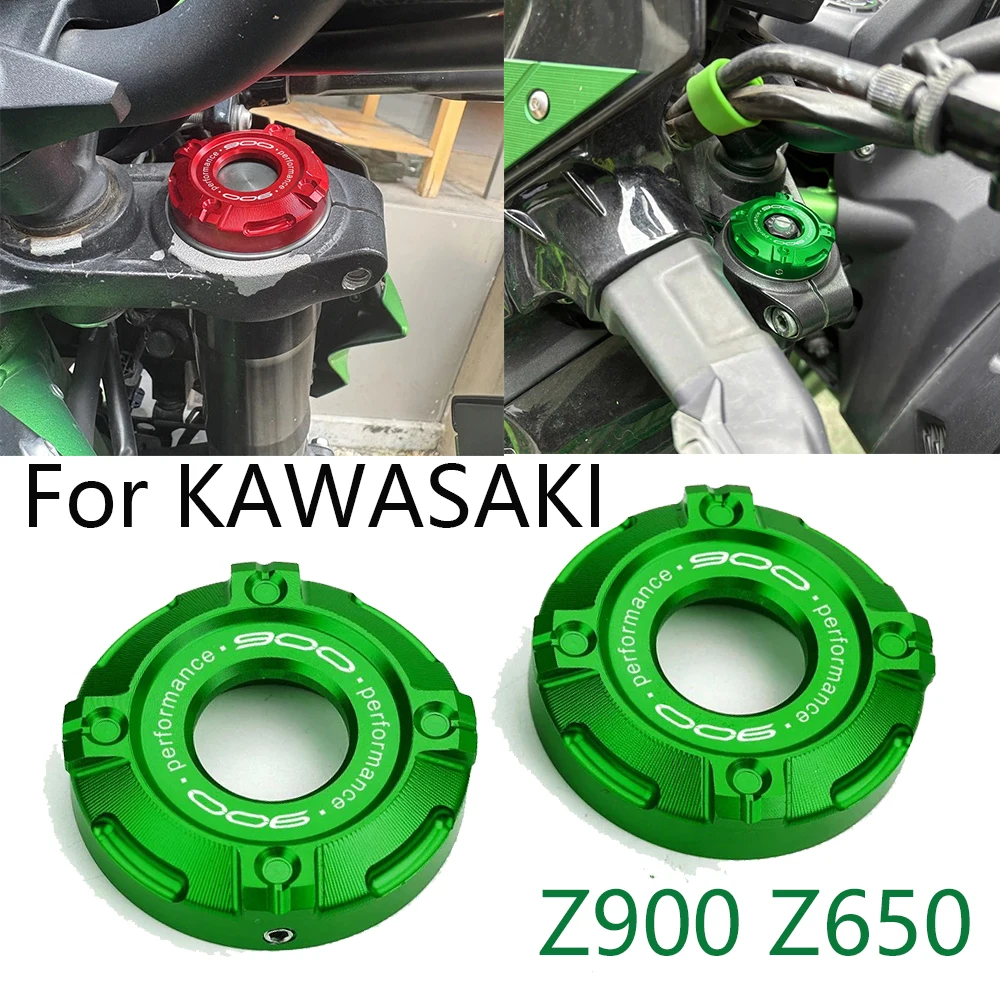For KAWASAKI Z900 Z650 RS Z 900 RS SE 2017-2025 Motorcycle Front Shock-absorbing Cap Three-Star Column Trim Cover Accessories