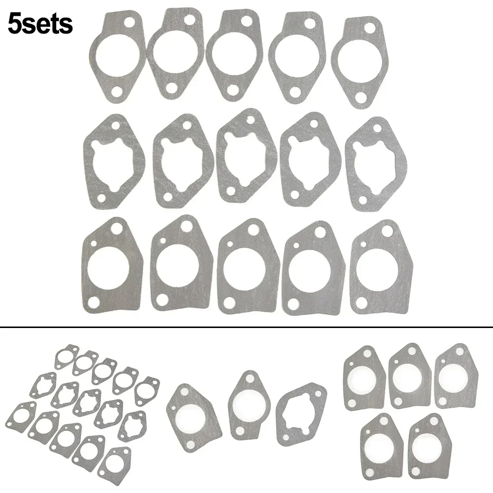 5 Sets Carburetor Intake Gasket Kit For HONDA GX340 GX390 GX 390 340 Chinese 188F 190F 5KW 6.5KW 11HP 13HP Gas Engine Generator