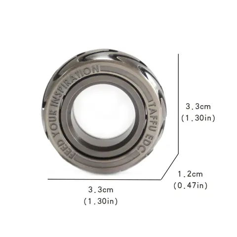 Fidgetring Spärrhjul Fidget Slider Vuxen EDC Metall Fidget Leksaker ADHD Handspinner Stresslindrande Leksaker Kontorsleksak Vuxenpresent 10 best sales fidgethjul - №8