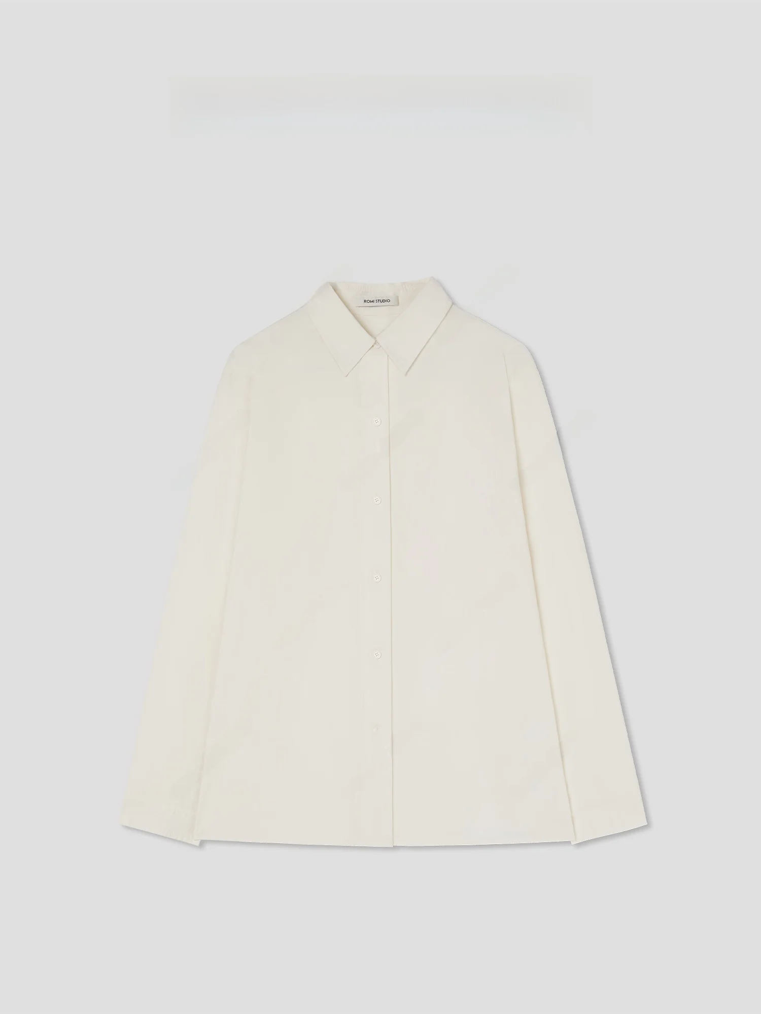 

ROMI STUDIO Повседневная свободная хлопковая рубашка с эффектом мятой ткани, простой дизайн, женская модная одежда для весны и осени