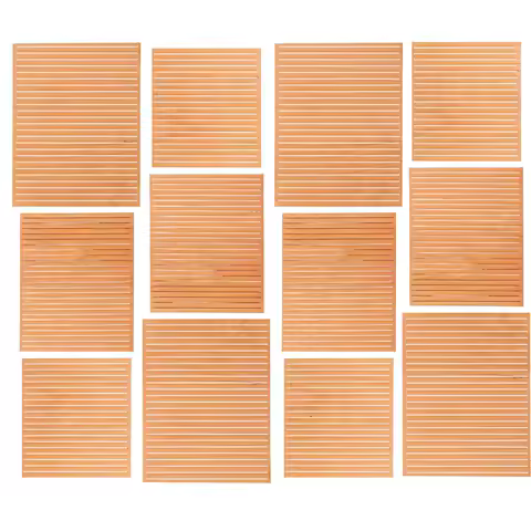 80pcs Sailboat Accessories Deck Strips Maple Oak Teak Wood DIY Sea Deck Boat Flooring Miniature Dollhouse