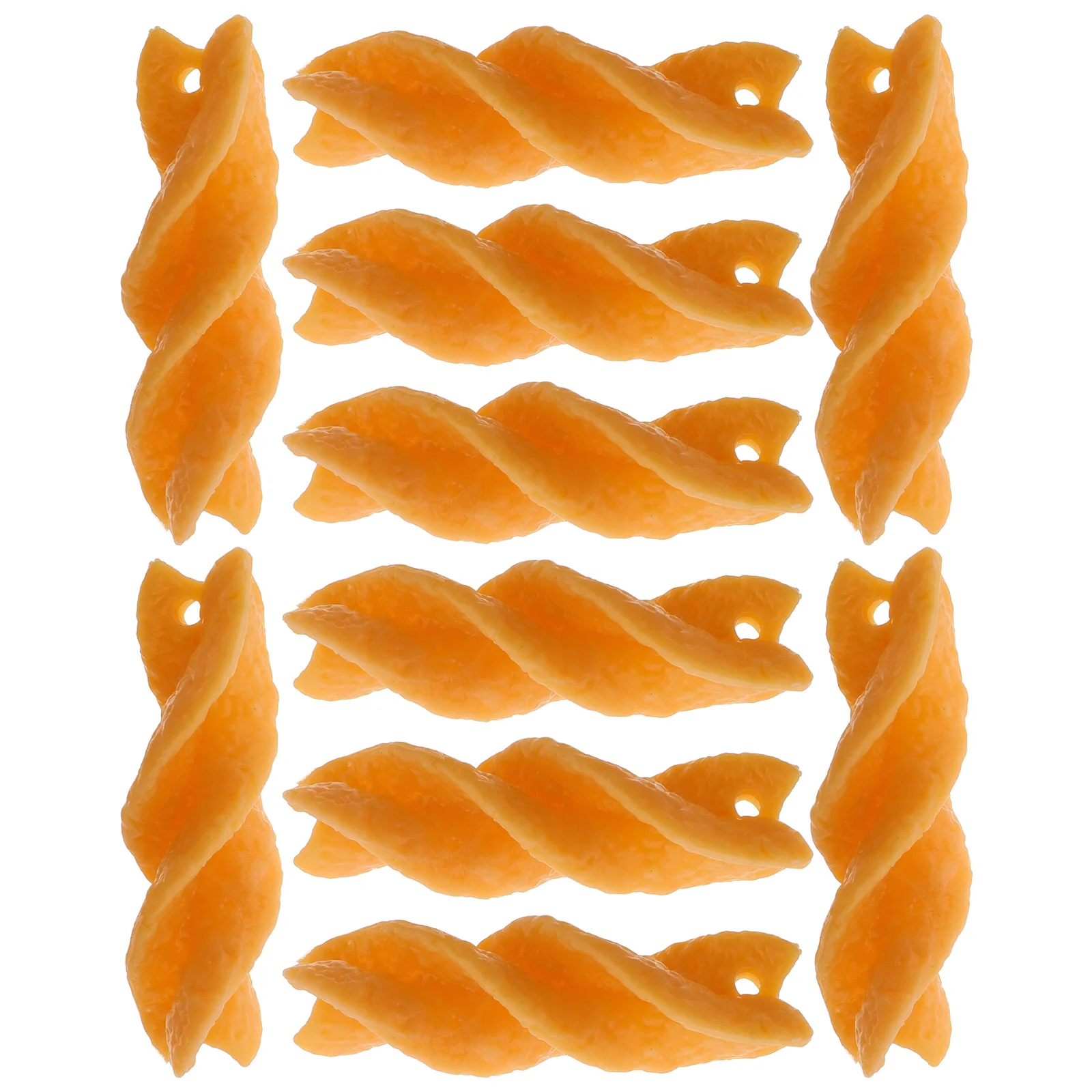 10 Pcs Simulation Food Model Simulated Artificial Toy Pretend Pasta Props Fake Spaghetti Realistic Noodle Vegetable Faux