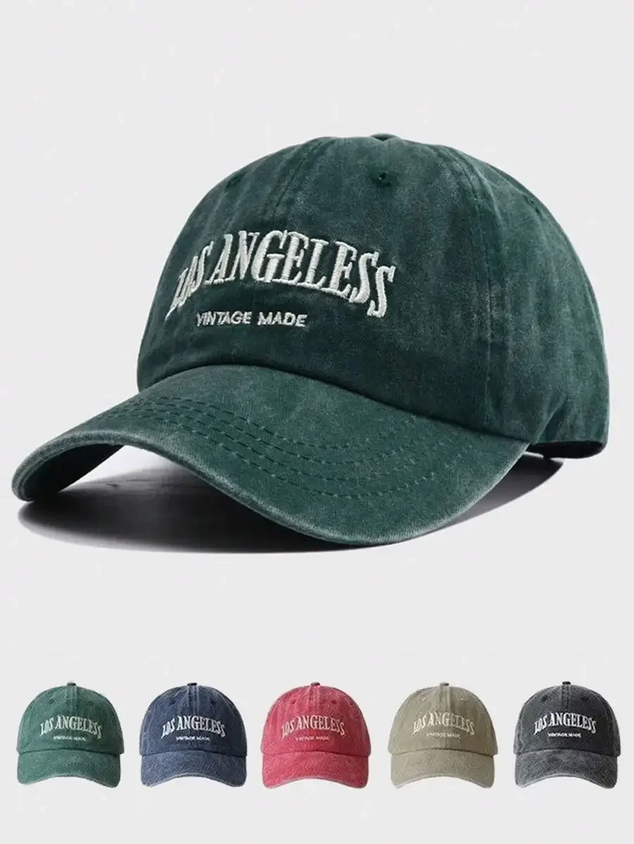 1 unisex all season wearing pure cotton washed embroidery Angeless fashionable baseball cap with lettering