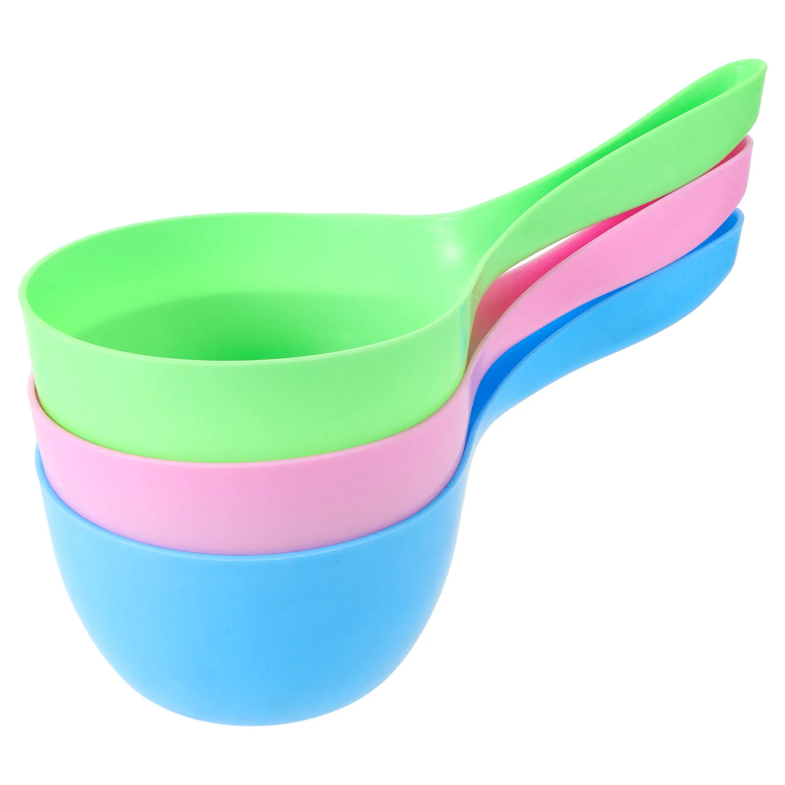 

3 Pcs Shampoo Spoon Small Ladle Soup Infant Spoons Long Handle Sauce Pp Household Water Scoop Child