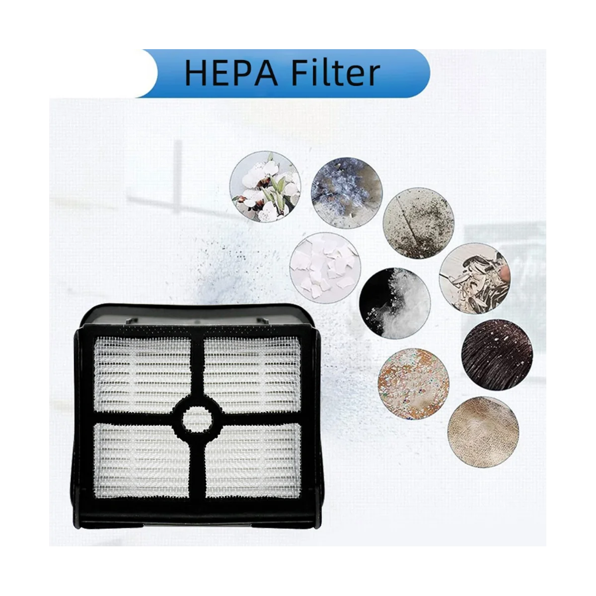 12 ชิ้นแผ่นกรองเฮปาสำหรับ D3 สำหรับ SPEEDFOX นาโน นาโนโปรเครื่องซักผ้าพื้นอะไหล่ทดแทน-HIM