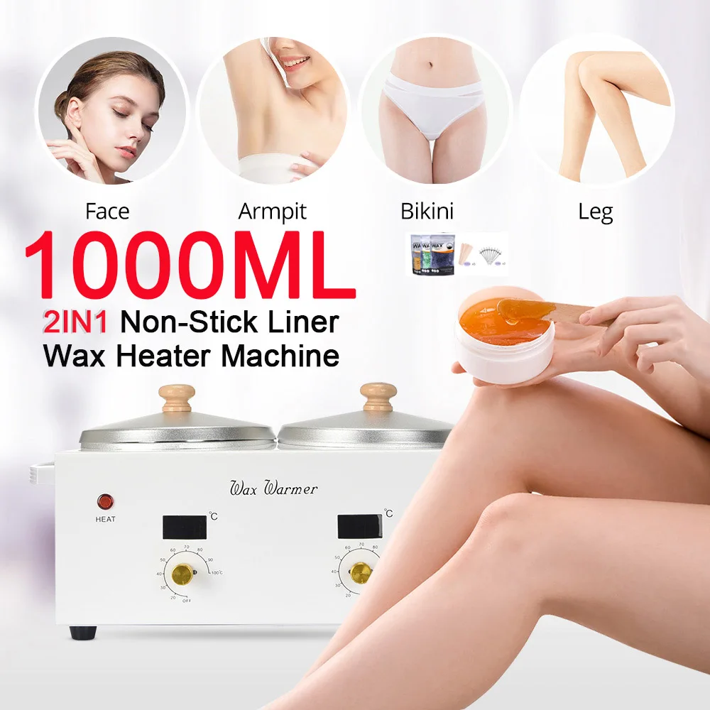 

2024 Upgradation Wax Heater Warmer Wax Machine for Hair Removal Depilation Wax Dipping Epilator Paraffin Pot Waxing Machine