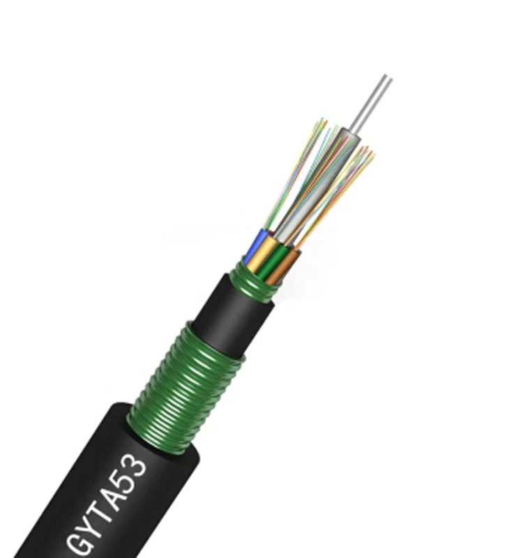 прямой погружной оптоволоконный gyta53 одномодовый g655 g652d типы 2, 4, 8, 12, 16, 24, 32-жильный многорежимный кабель gpon оптического волокна в рулоне