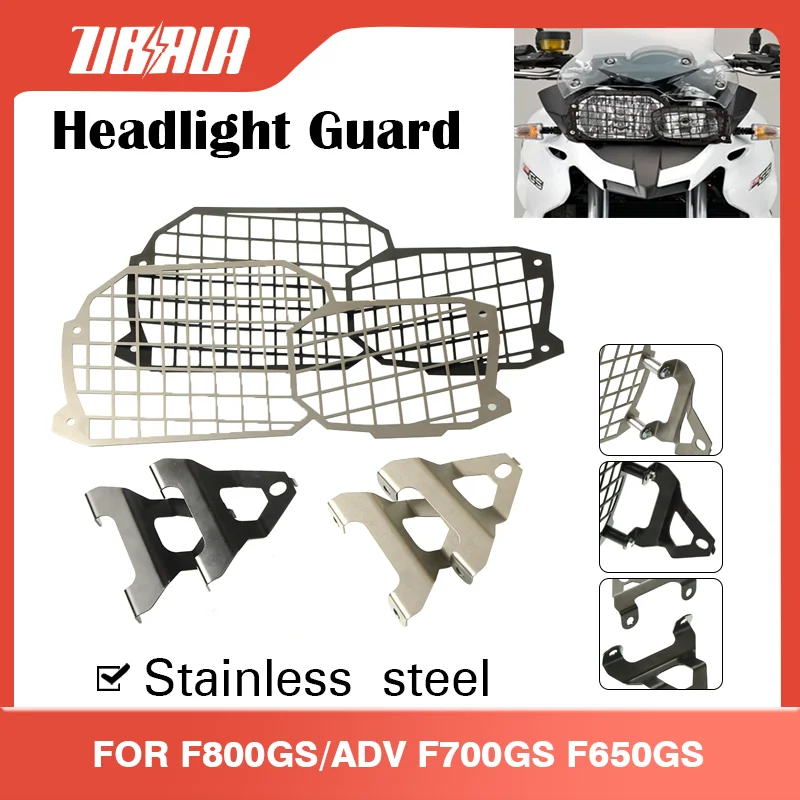 

FOR BMW F800GS/ADV F700GS F650GS-Twin 2008-2017 Headlight Protector Grille Guard Cover Hand Light Grille F 700 GS F 650 GS Twin