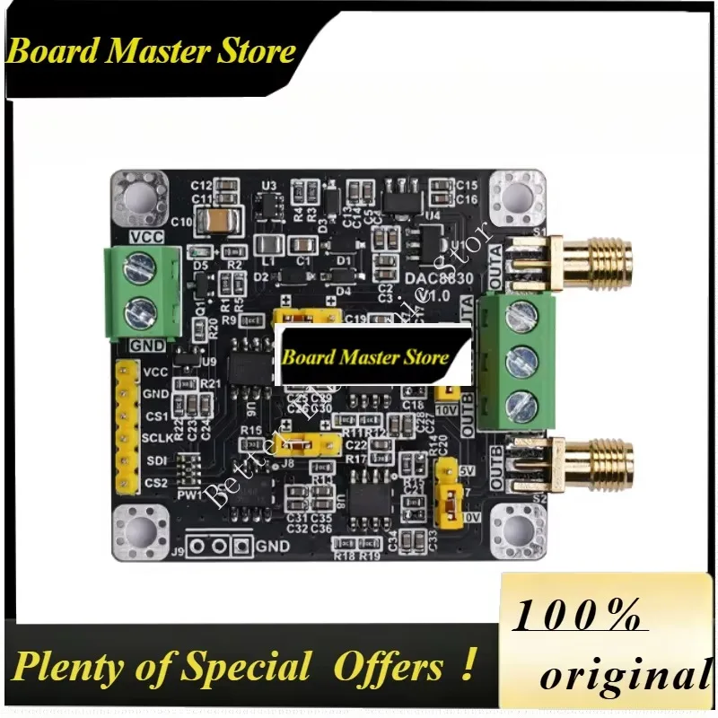 BoMaSDac8830 Module Dual Channel 2 Channel 16 Bit Digital-to-analog Converter Dac Module 0-5v 0-10v ±10v