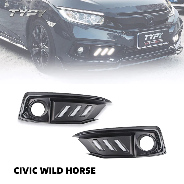 

New Product Led DRL Fog Lamp Yellow Turn Signal Styling Daytime Running Light for Civic 2016-2021