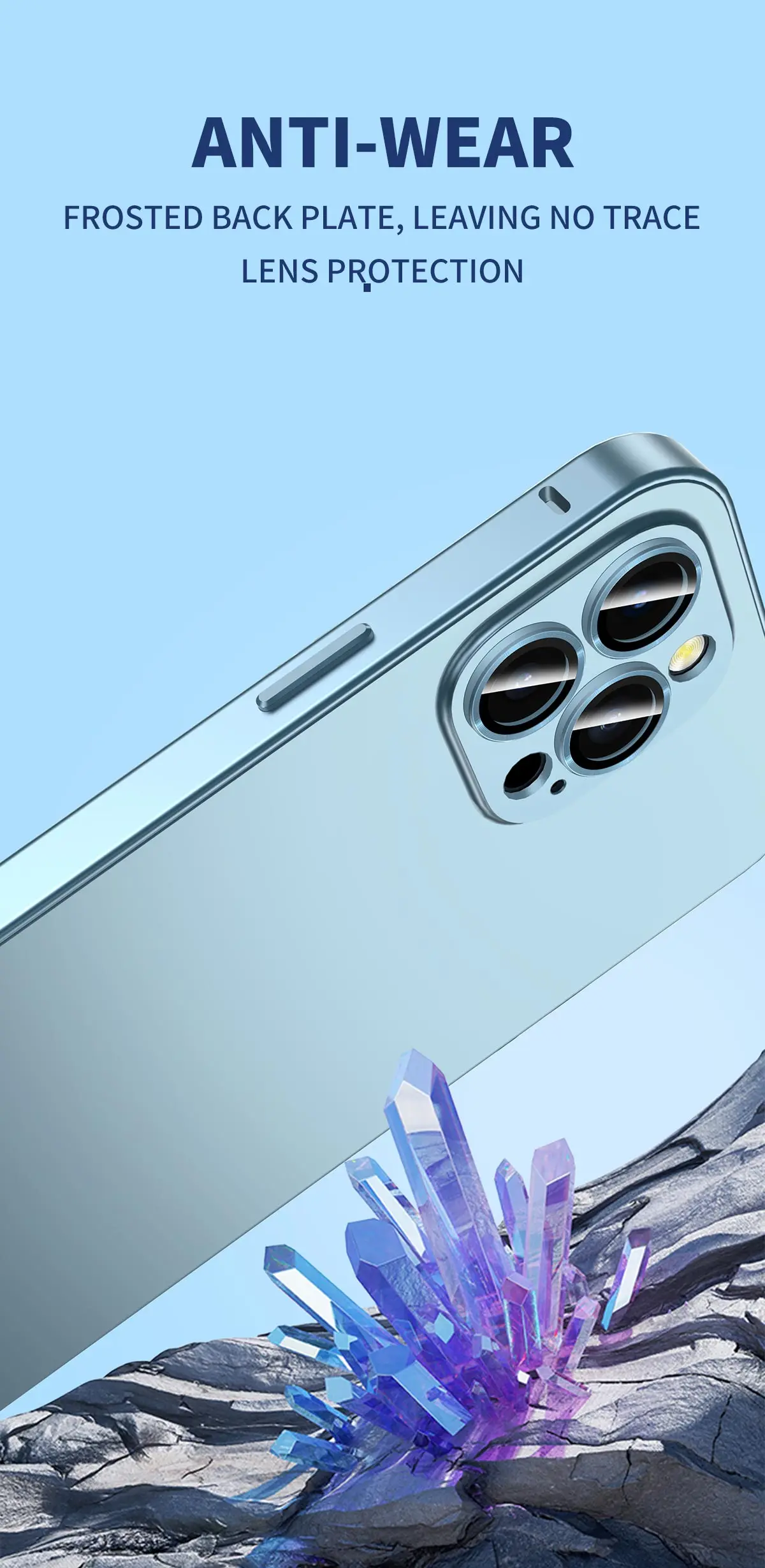 Metall-Handyhülle für iPhone 13 14 15 16 17 Pro Max Plus Original Farbige Magnetische Abdeckung für iPhone 17 Air PC Aluminium-Gehäuse – Detail 8