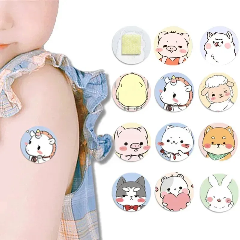 

50-300Pcs Cartoon Animal Pattern Band Aid Hemostasis Adhesive Bandages First Emergency Kit Wound Plaster Patches For Kids