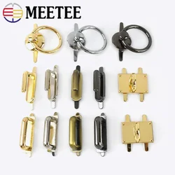 Meetee 5/10Pcs 22-35mm Metal O Ring Handbag Decor Buckles Bag Side Chain Nail Connector Clasps DIY Luggage Hardware Accessories